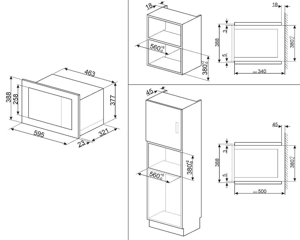 Microondas Smeg FMIU020X