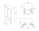 Refrigerador SMEG FQ55UFX
