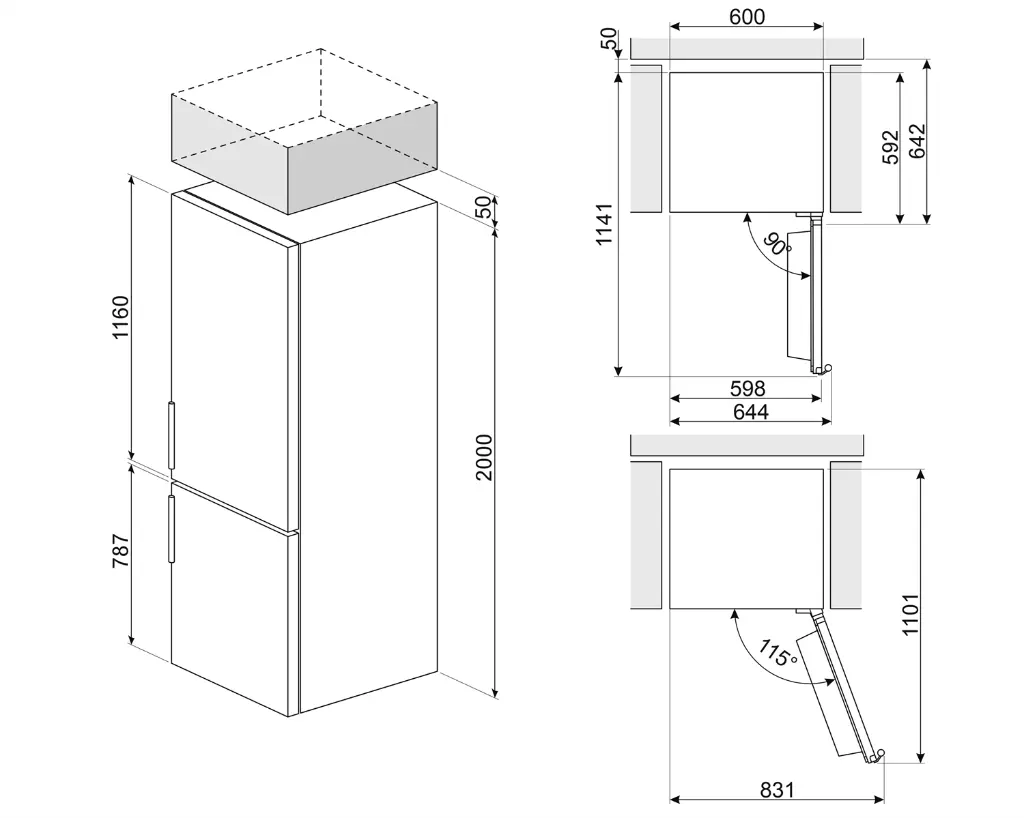 Refrigerador SMEG FC20UXDNE