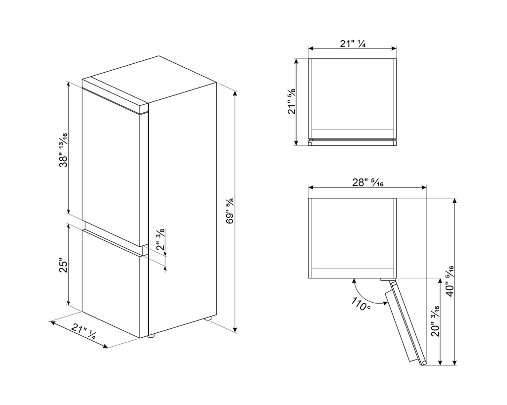 Smeg - Refrigerador Panelable