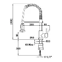 Monomando- Teka Extraible IN 939