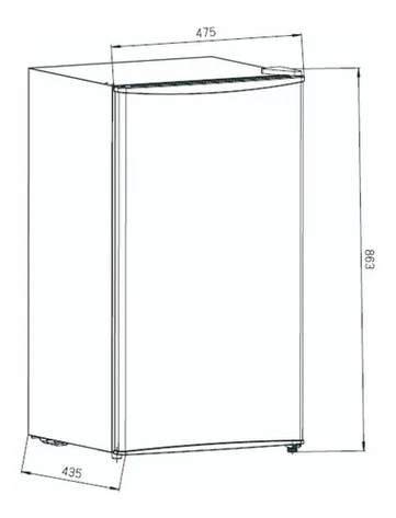 Refrigerador Teka Easy RSR 10520 GBK