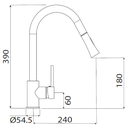 Fregadero de Acero Inoxidable EB TÉCNICA EB ONE N33229-1011