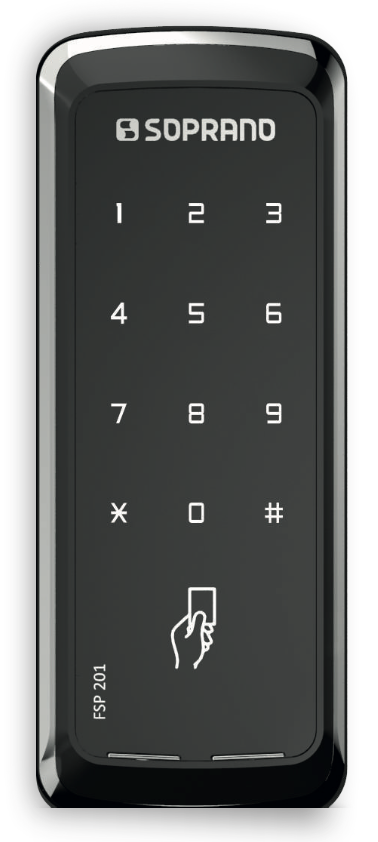 Cerrojo Digital Futura para Madera