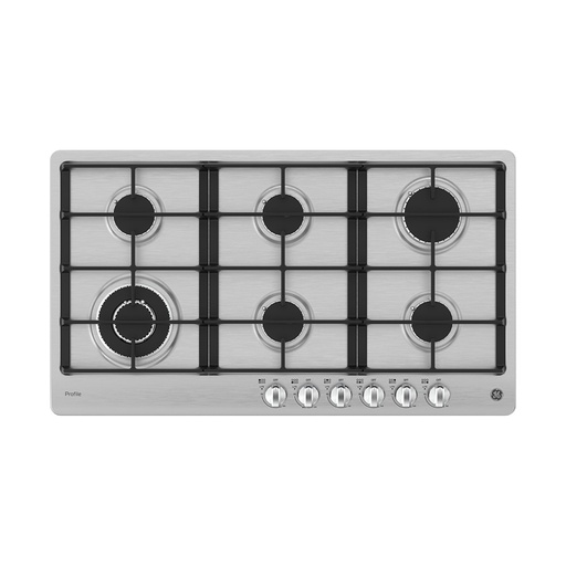 [PGP96KMTI0] Parrilla a Gas de 90 cm Empotrable de Acero Inoxidable GE PROFILE PGP96KMTI0